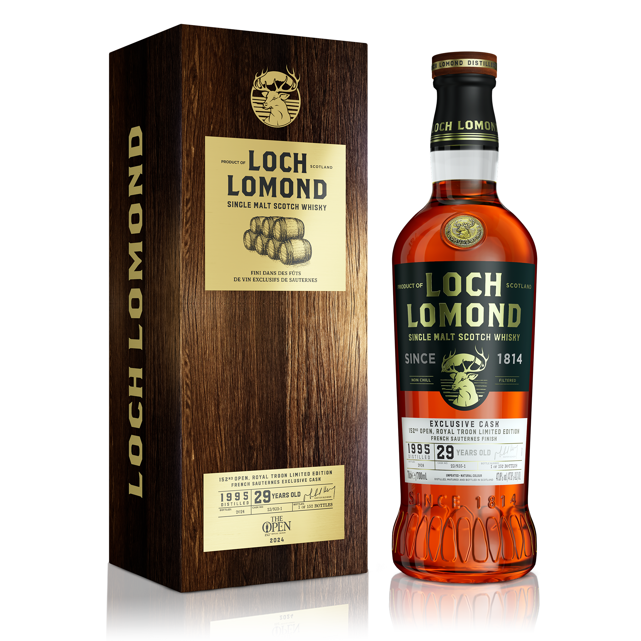 The 152nd Open Exclusive 29 Year Old Single Malt - French Sauternes Finish