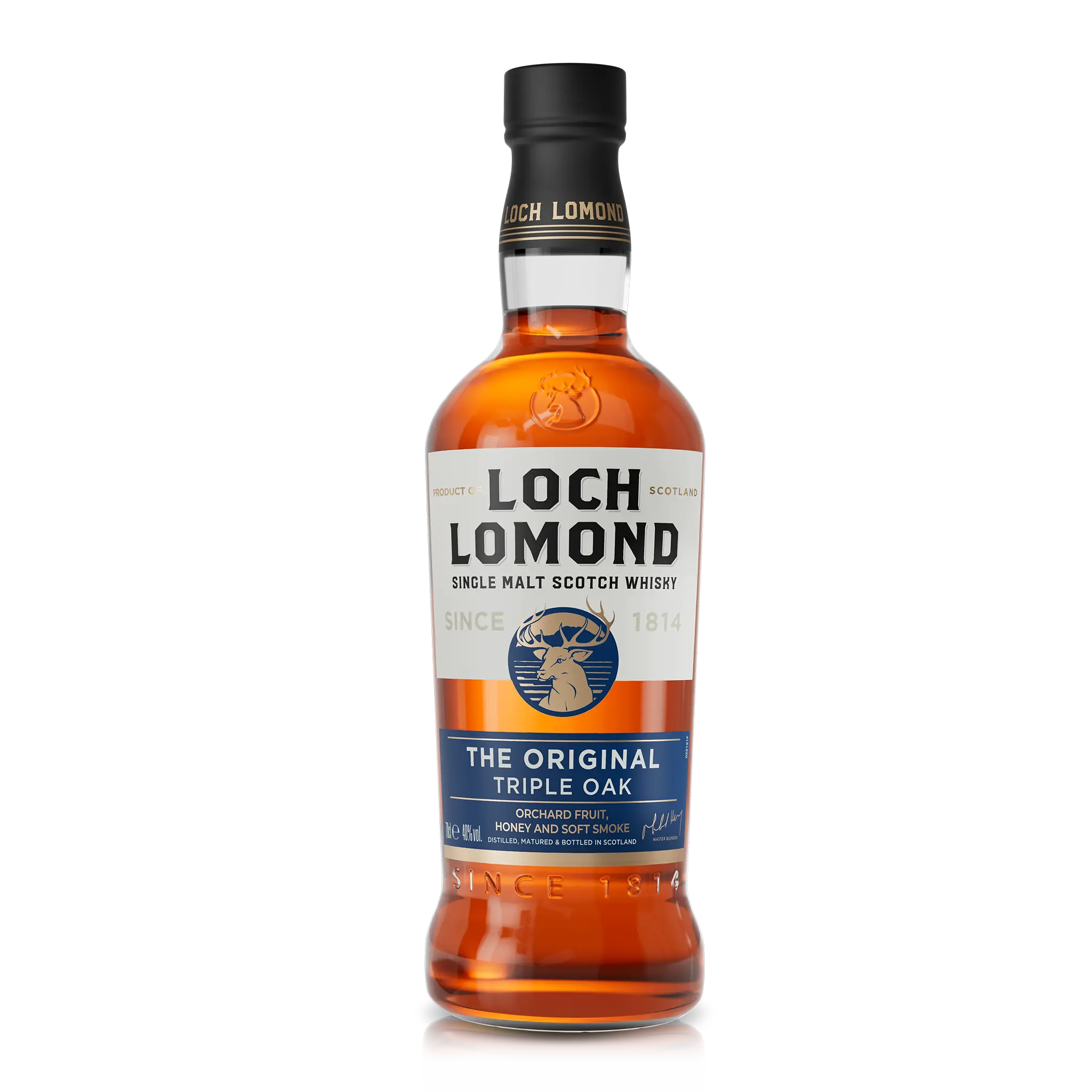 Loch Lomond Original Triple Oak Whisky & 2 Glass Gift Set
