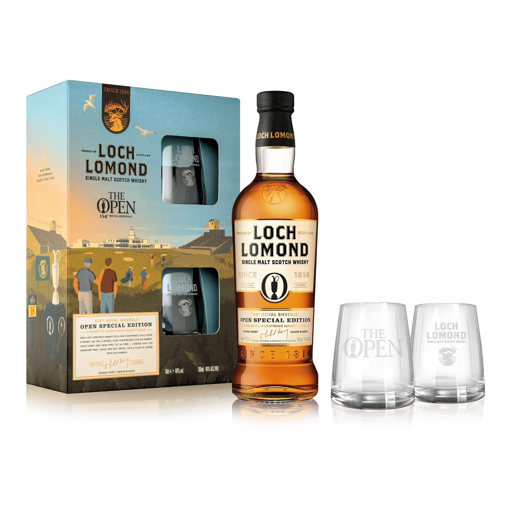 The Open Special Edition 2026 154th Open - Royal Birkdale Glass Gift Set