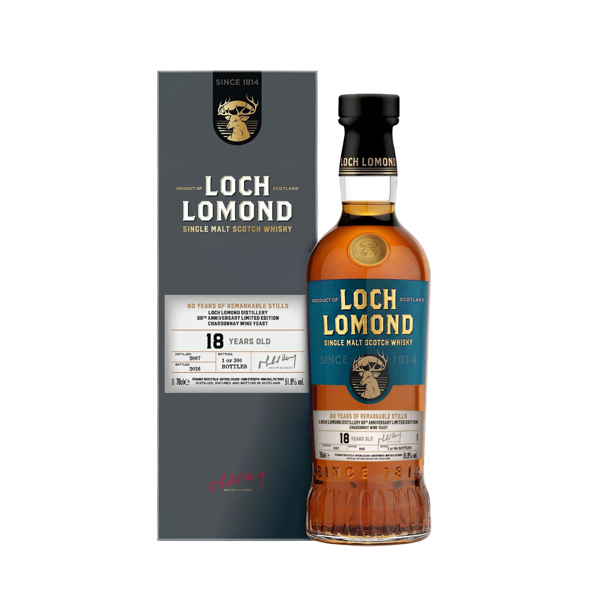 Loch Lomond 60th Anniversary 18 Year Old Single Malt Scotch Whisky