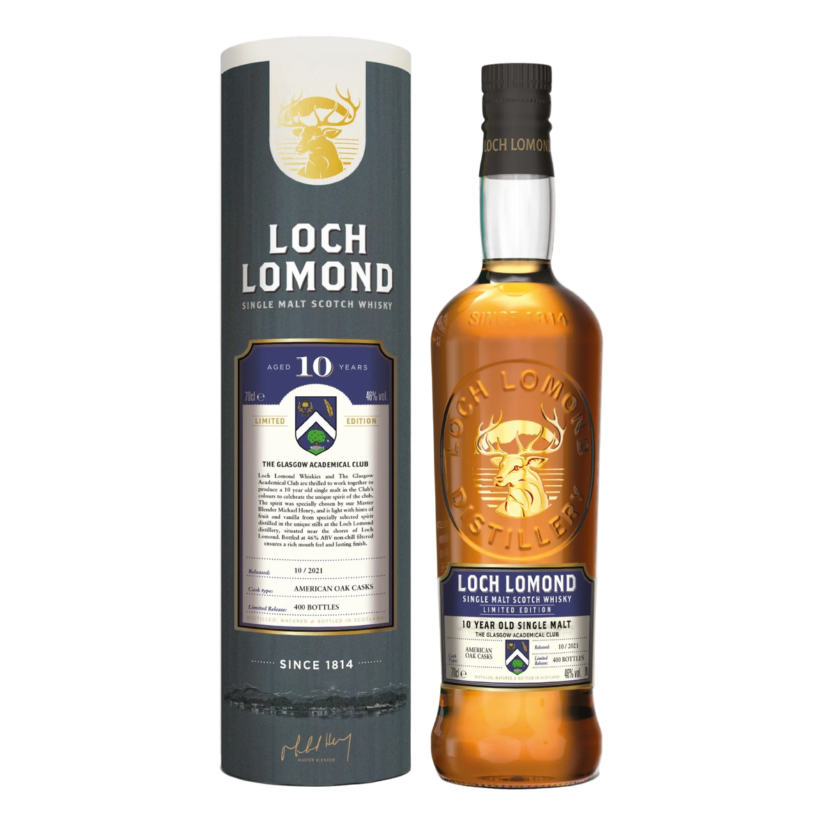 Glasgow Academical Club - Limited Edition Single Malt Whisky