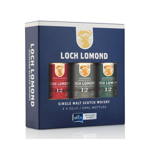 Loch Lomond 12 Year Old Whisky Miniatures Gift Set (3x5cl)