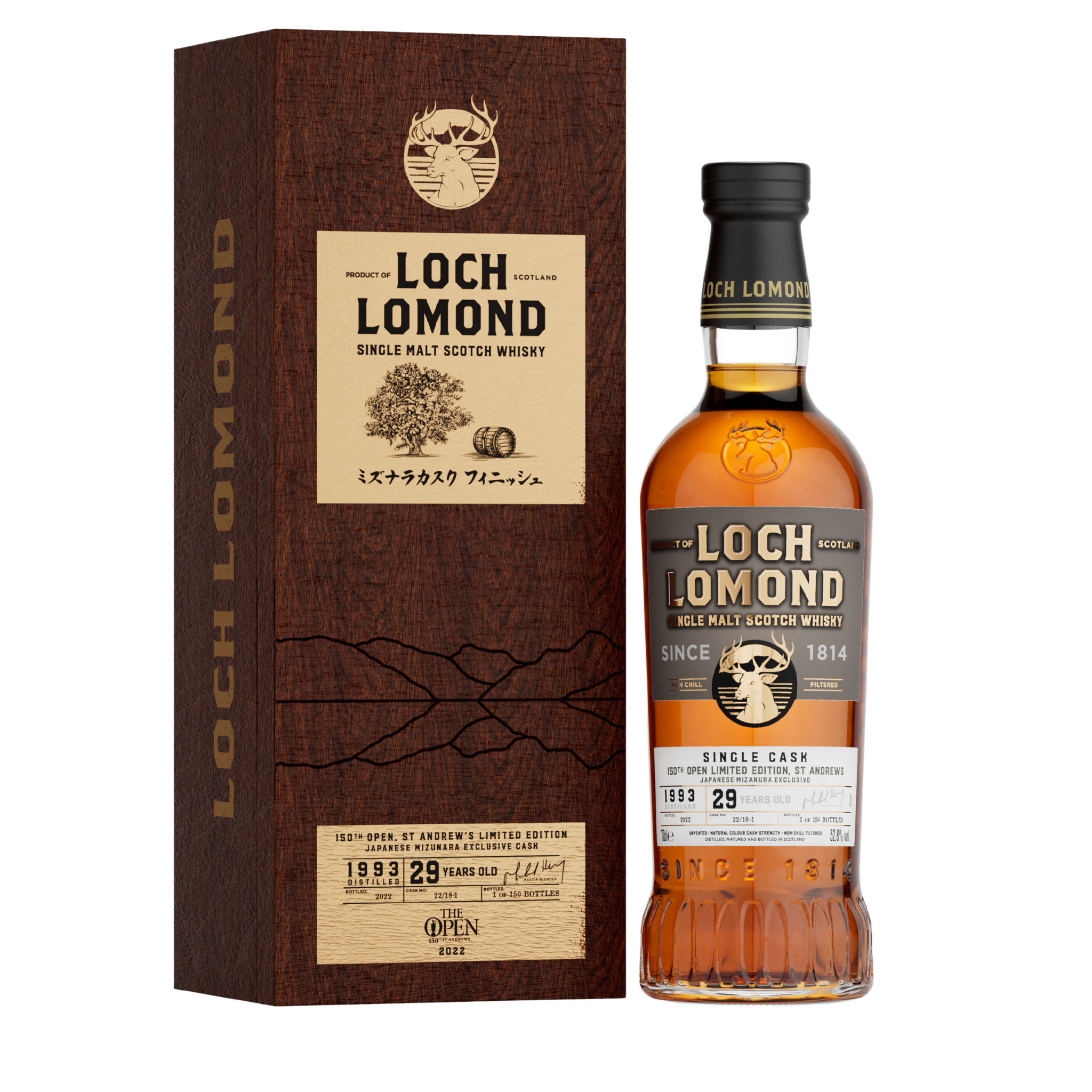 Loch Lomond Mizunara 29 Year Old Whisky