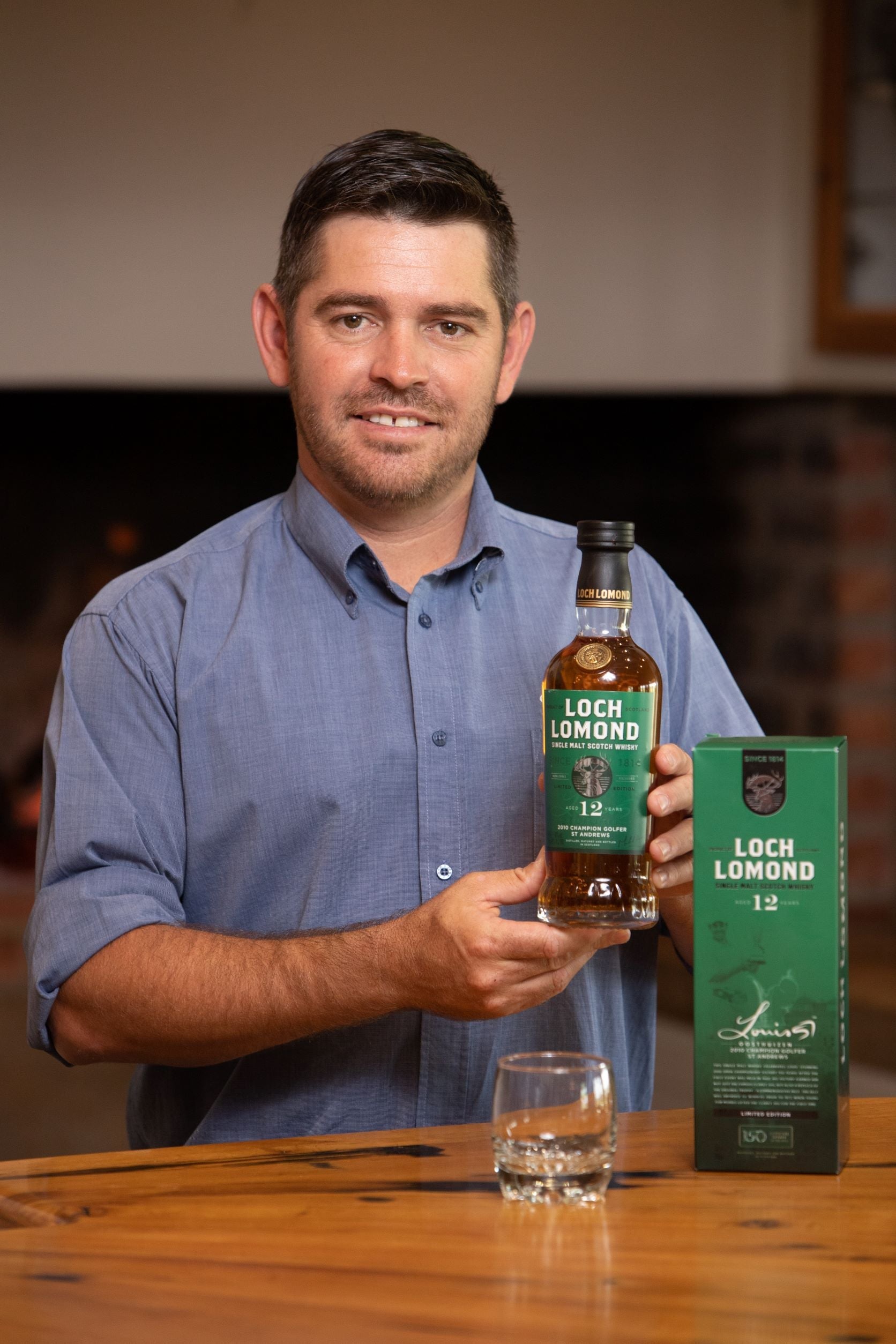 Loch Lomond Whiskies Unveils Partnership with Louis Oosthuizen