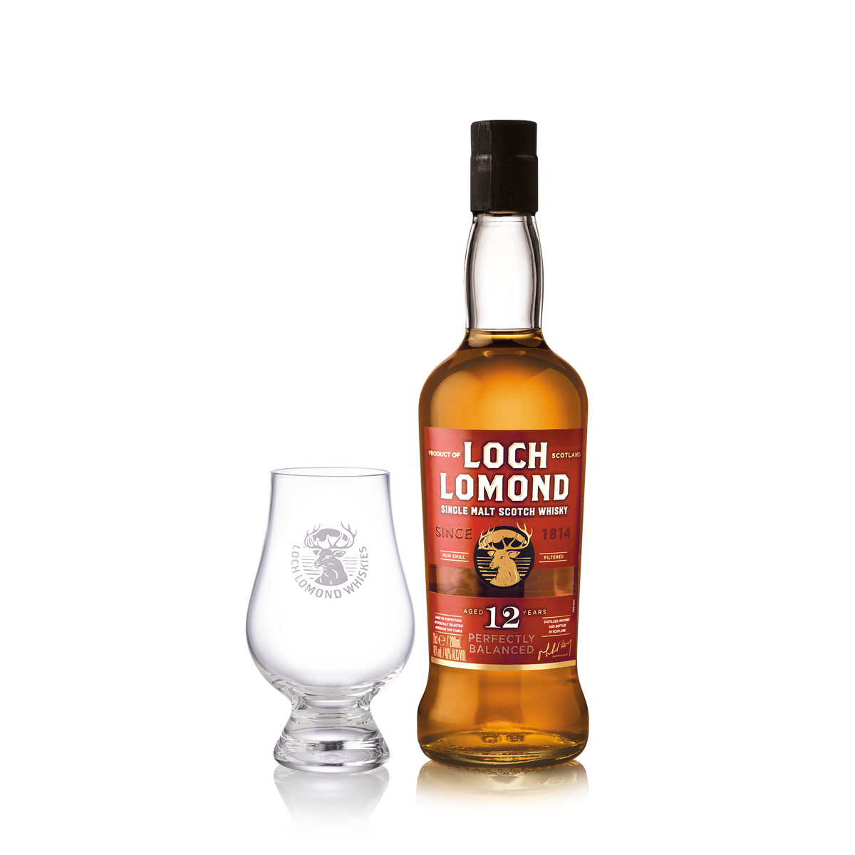 12 Year Old Single Malt Whisky &amp; Glass Gift Set (20cl)