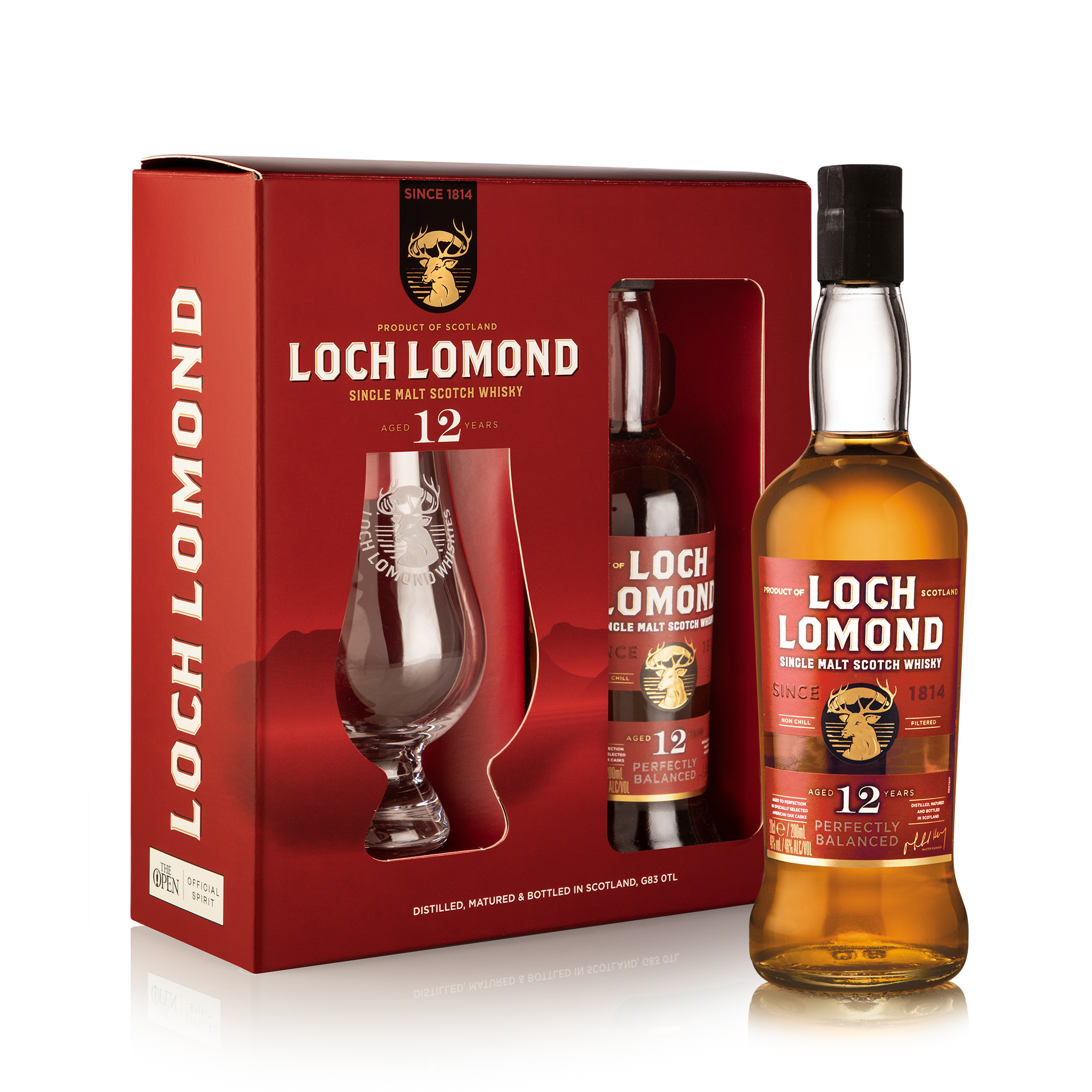 BATTLEHILL 11年 & LOCH LOMOND 12年 セット 12 Year Old Single Malt Whisky & Glass Gift Set | Loch Lomond Whiskies