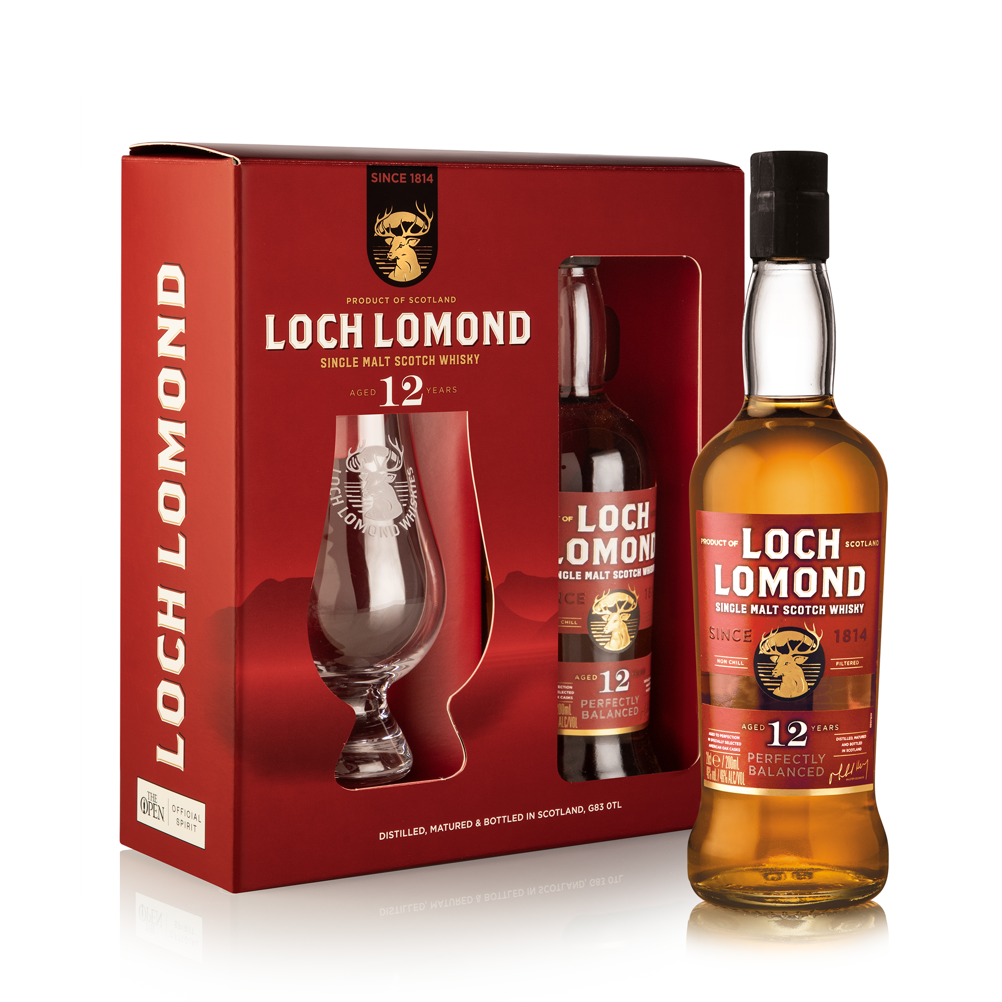 Loch Lomond Single Malt Scotch Whiskyセット 12 Year Old Single Malt Whisky & Glass Gift Set | Loch