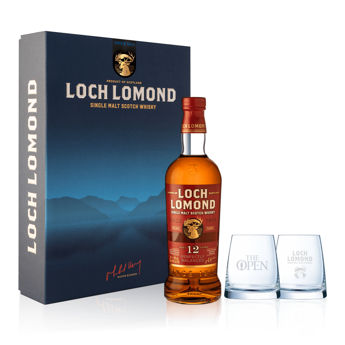 Loch Lomond 12 Year Old Whisky &amp; Glass Gift Set (70cl)