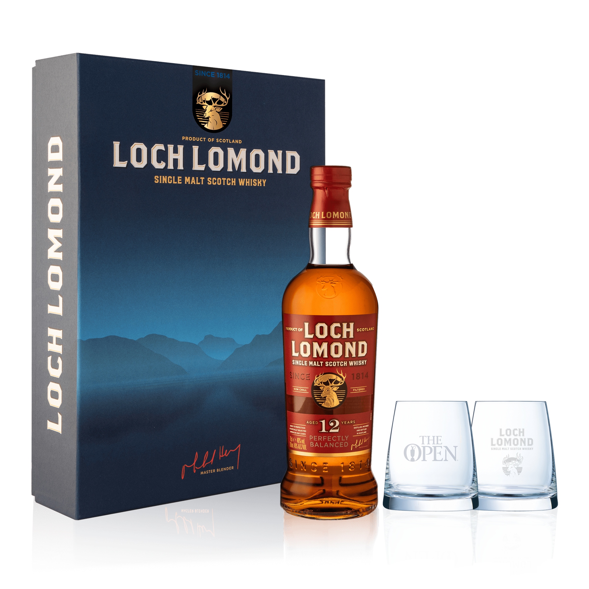 Loch Lomond 12 Year Old Whisky & Glass Gift Set (70cl)