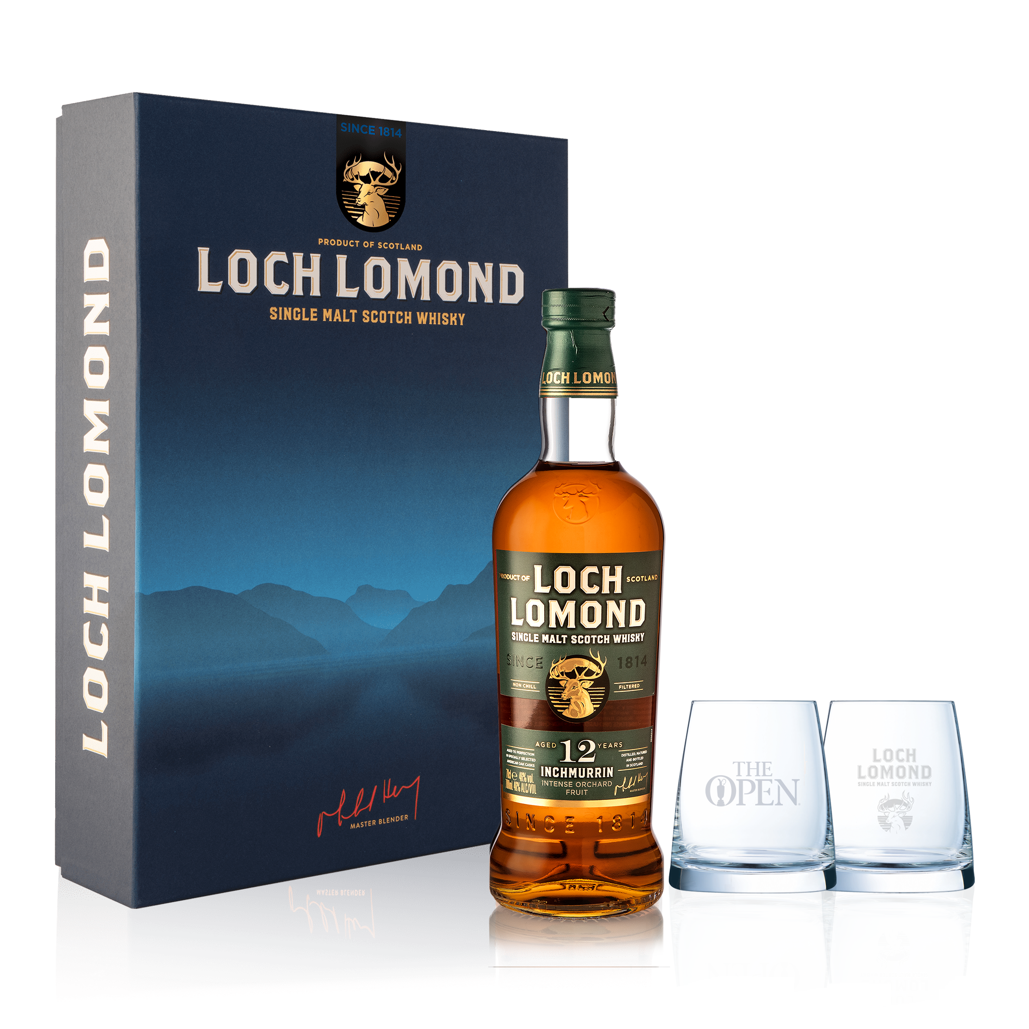 12 Year Old Whisky & Glass Gift Set | Loch Lomond Whiskies