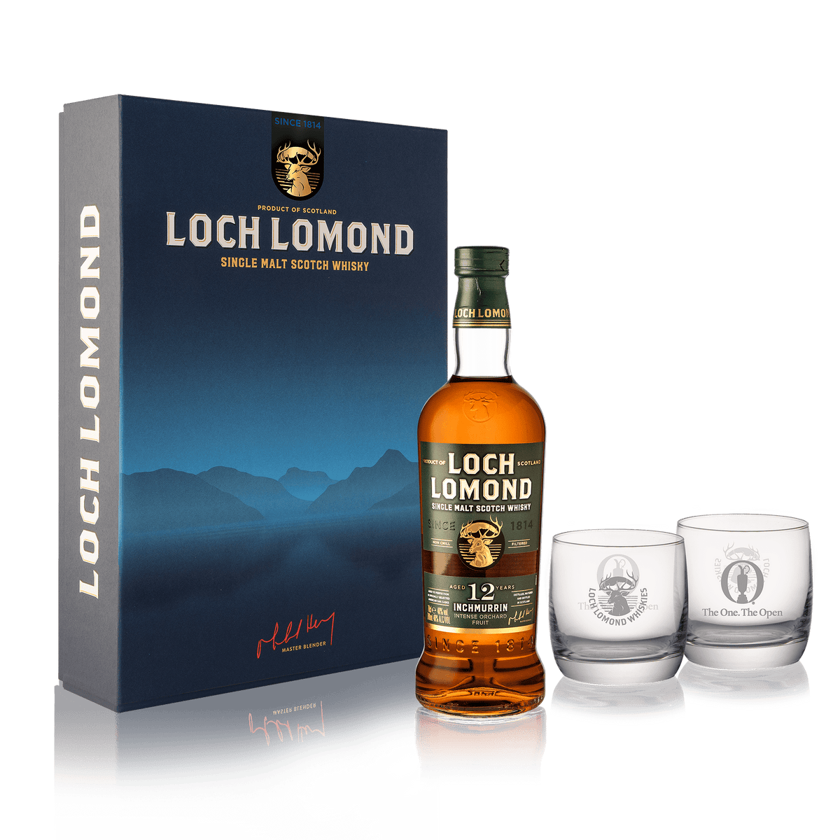 Loch Lomond 12 Year Old Inchmurrin Whisky &amp; Glass Box Set (70cl)