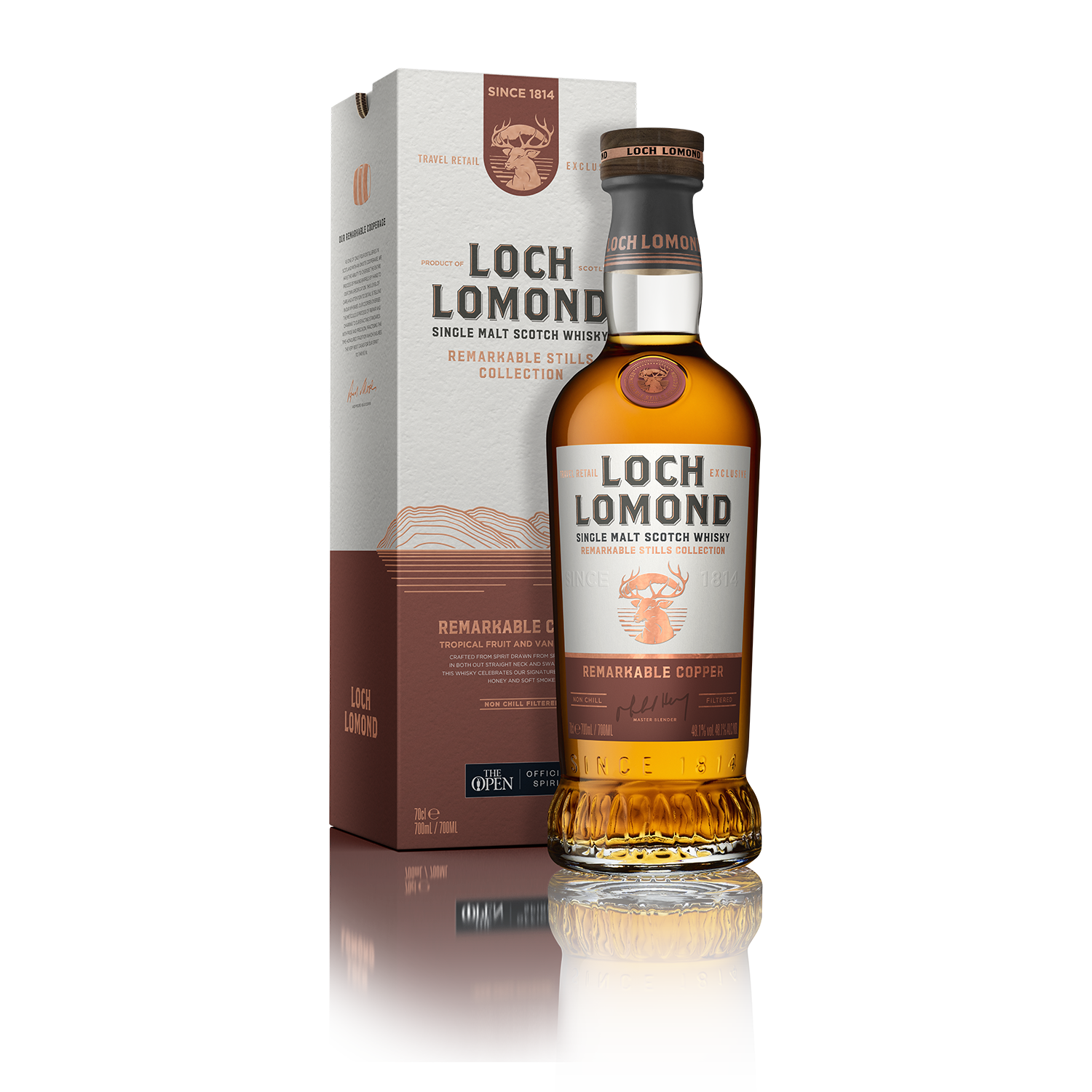 Remarkable Copper Single Malt Whisky