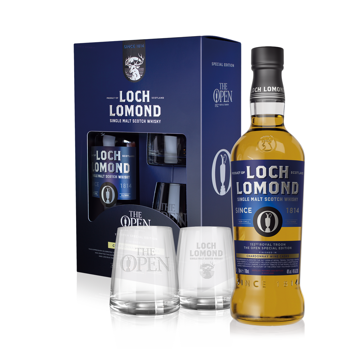 Open Special Edition 2024 Gift Set | Loch Lomond Whiskies