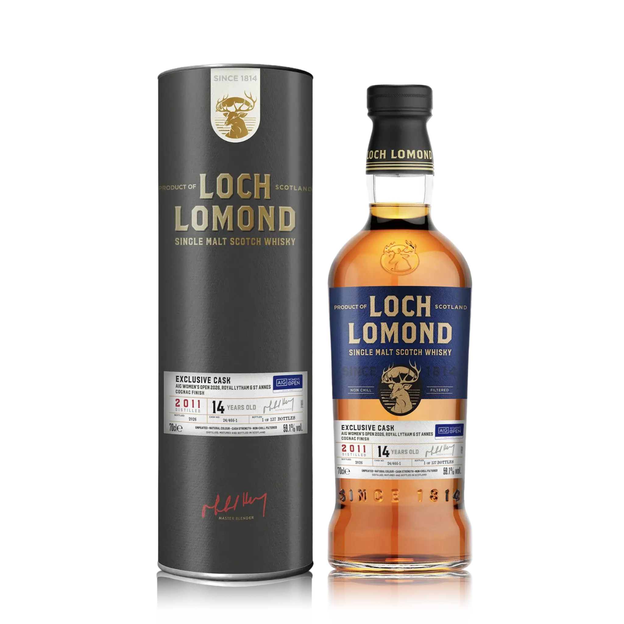 AIG Women's Open 2026 Exclusive Cask – 14 Year Old Cognac Finish