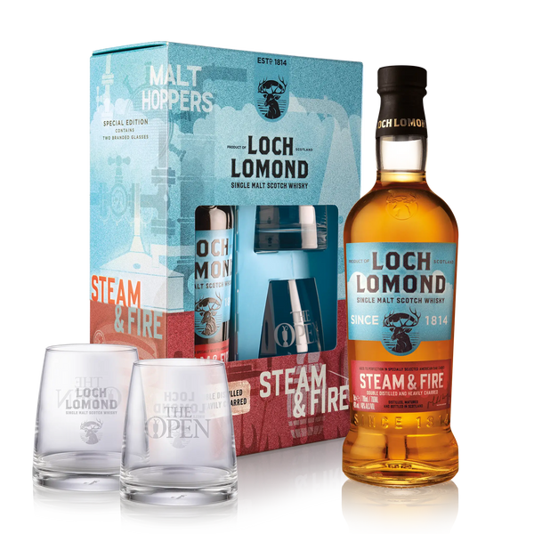 LOCH LOMOND & GLENCADAM ウイスキーセット LLW-Steam-Fire-Gift-Set-Bottle
