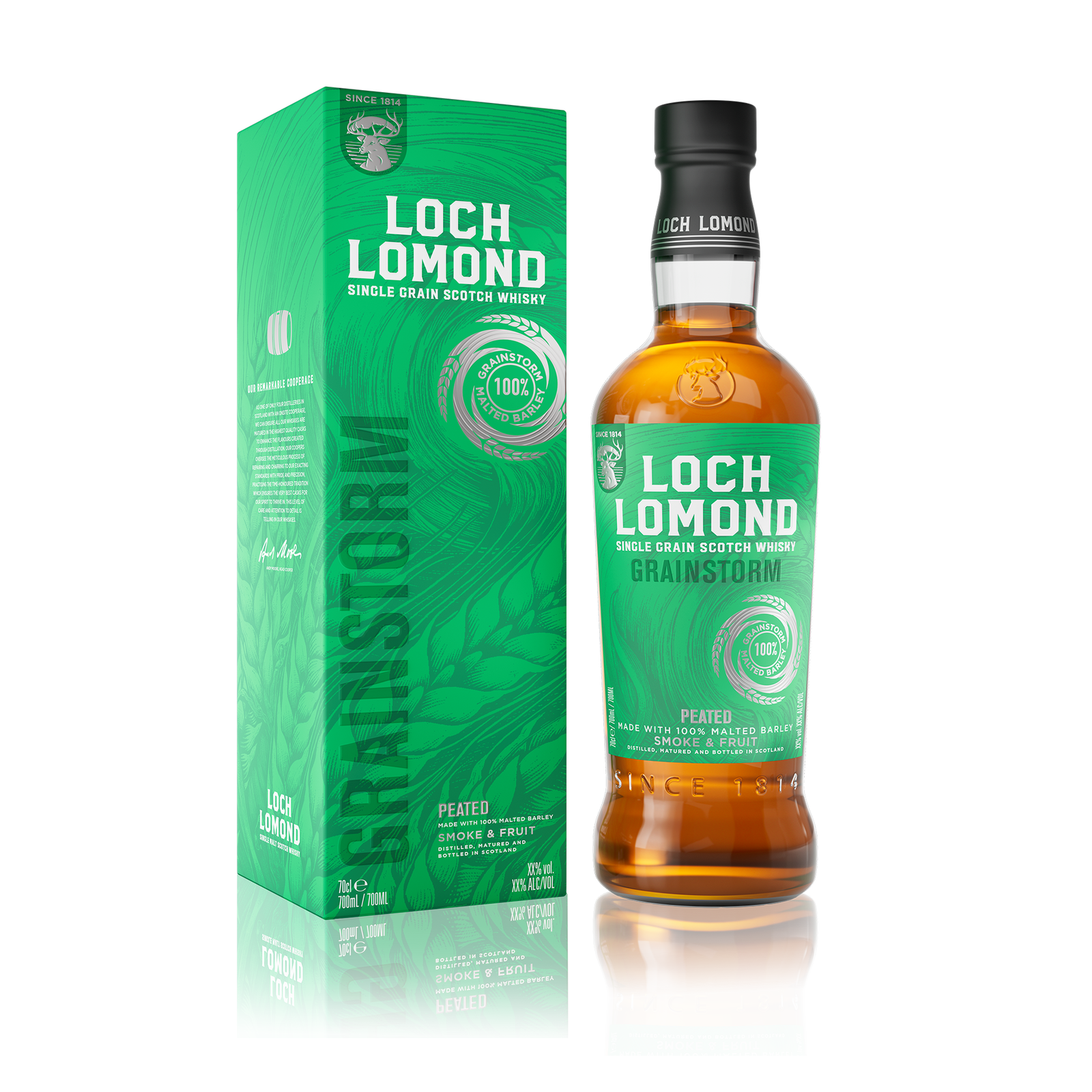 Loch Lomond Peated Single Grain Whisky 