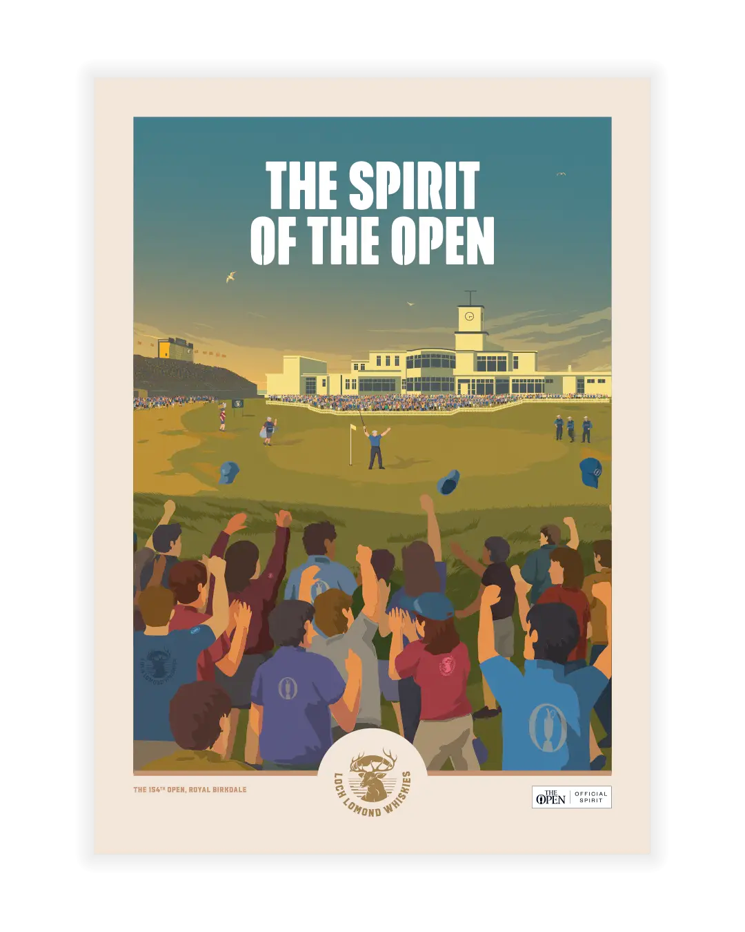 Loch Lomond Whiskies Spirit of the Open A2 Poster