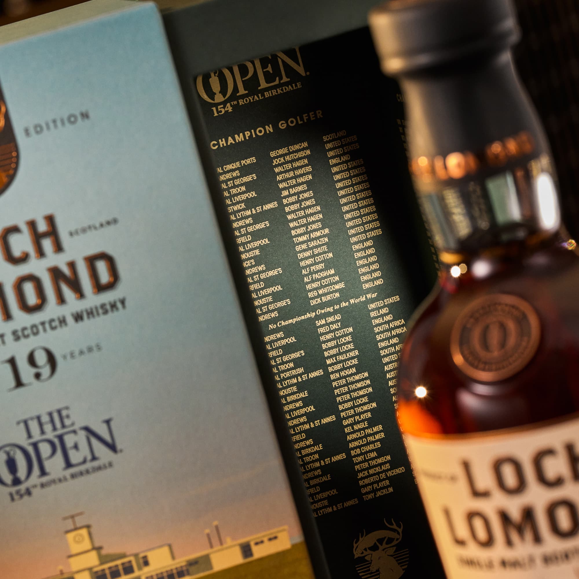 The Open | Single Malt Scotch Whisky | Golf | Loch Lomond Whiskies