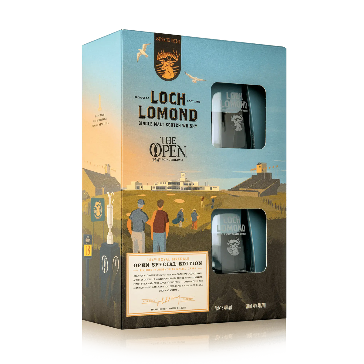 The Open Special Edition 2026 154th Open - Royal Birkdale Glass Gift Set