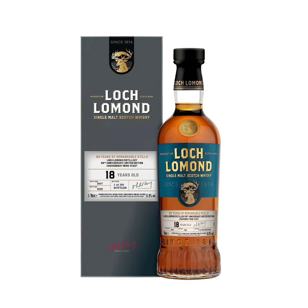 Loch Lomond 60th Anniversary 18 Year Old Single Malt Scotch Whisky