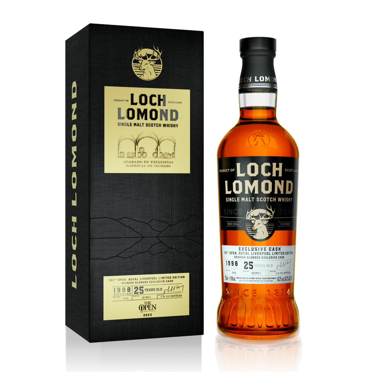 LOCH LOMOND 25年 シングルモルトウイスキー 25 Year Old Oloroso | Scotch Whisky | Golf Edition