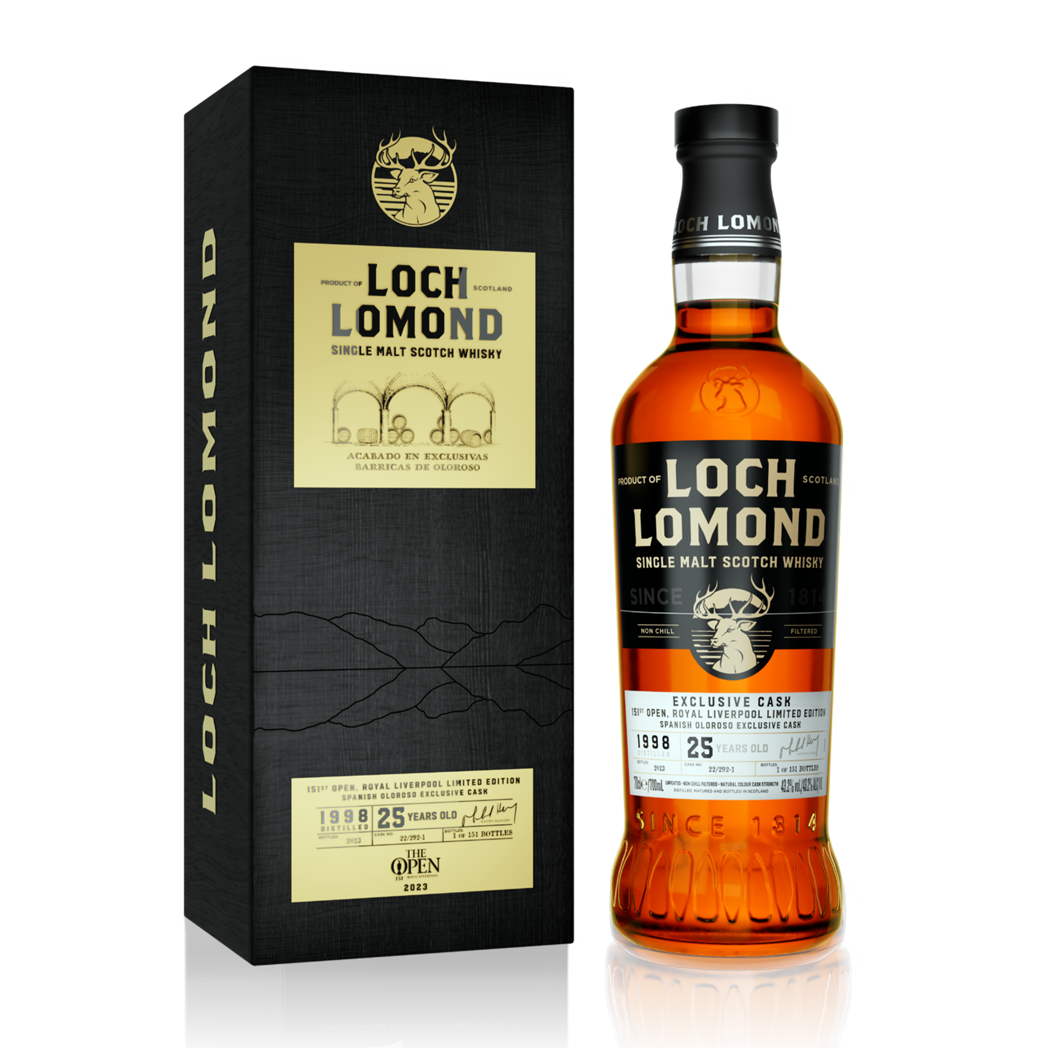 LOCH LOMOND 25年 シングルモルトウイスキー 25 Year Old Oloroso | Scotch Whisky | Golf Edition
