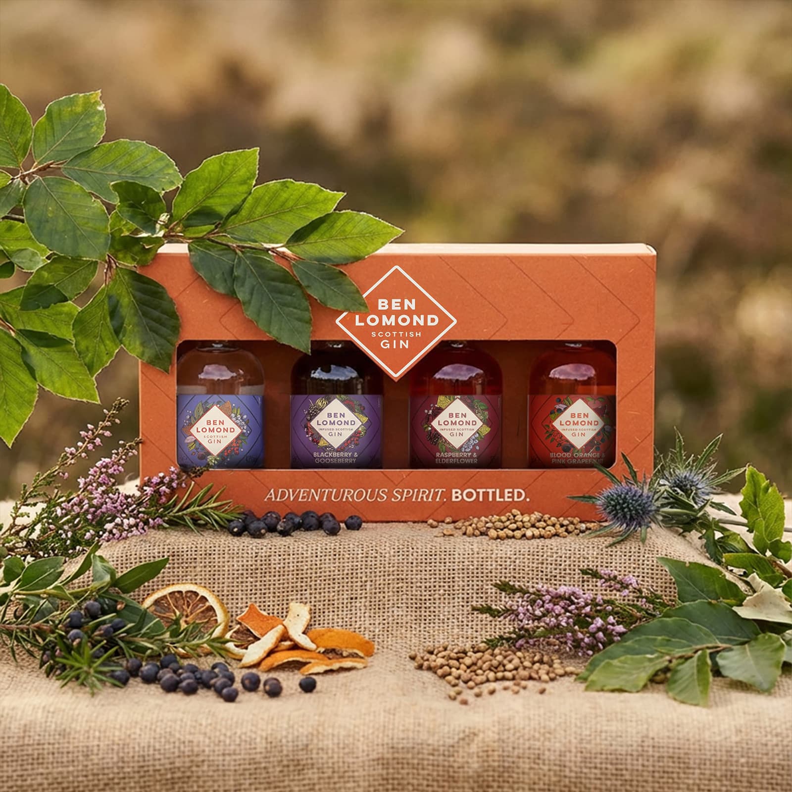 Ben Lomond Gin Gift Set 4x5cl