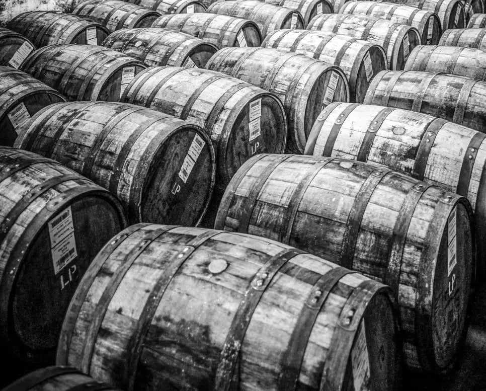 Lots of Whisky Barrels
