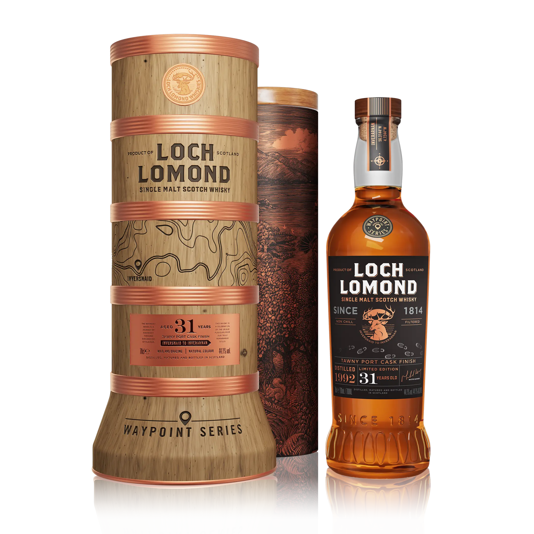 Loch Lomond Waypoint Series Edition 3 -  Inversnaid to Inverarnan 31 year old Whisky
