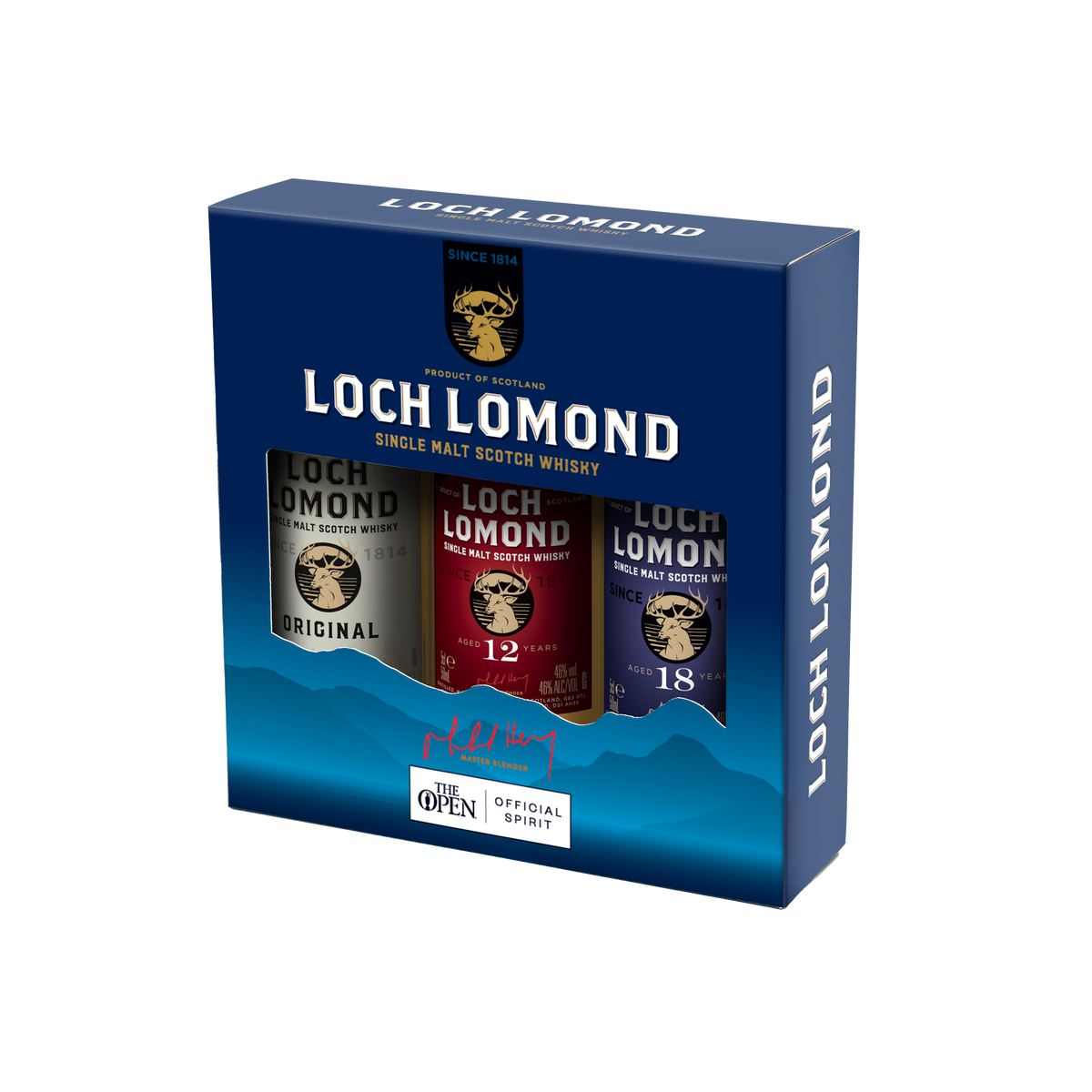 Loch Lomond Original, 12 &amp; 18 Year Old Whisky Tasting Gift Set (3x5cl)