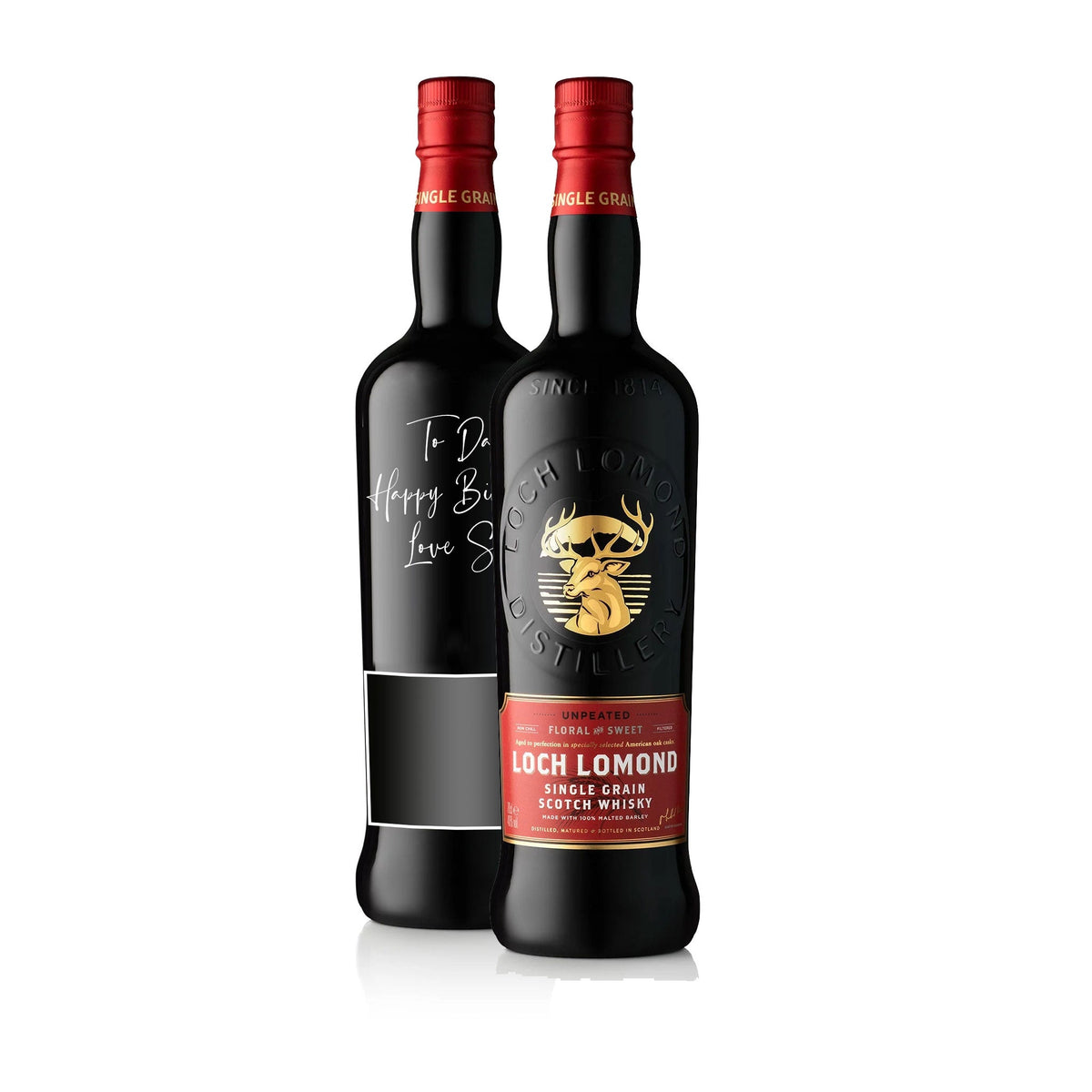 Personalised Loch Lomond Single Grain Whisky