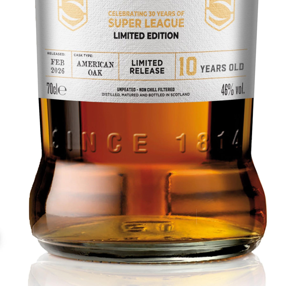 Loch Lomond 10 Year Old Single Malt Scotch Whisky – Super League 30th Anniversary (Limited Edition)