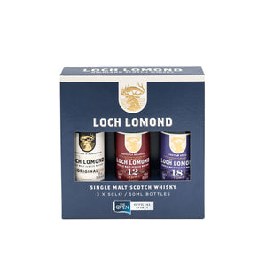 Loch Lomond Original, 12 &amp; 18 Year Old Whisky Tasting Gift Set (3x5cl)