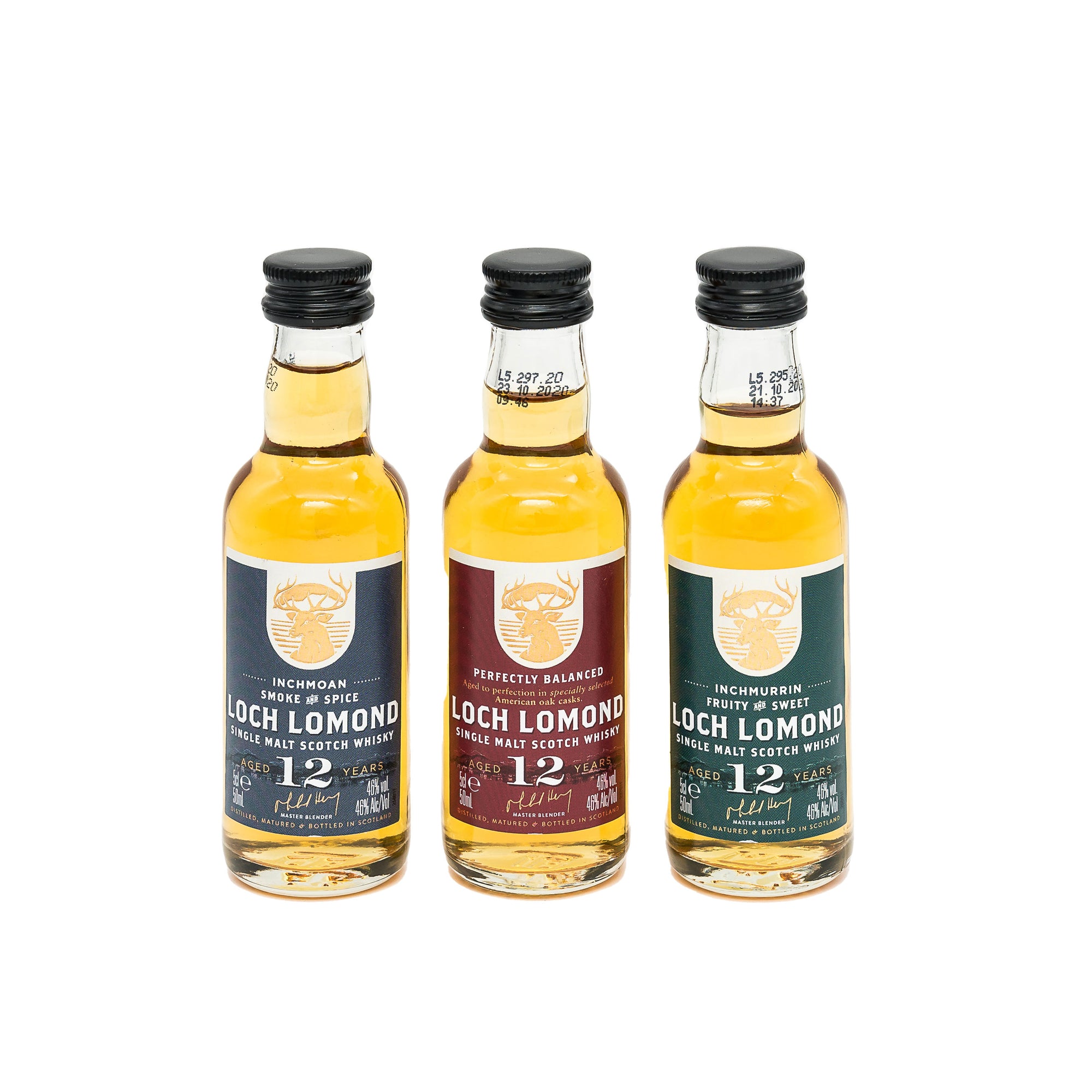 Loch Lomond 12 Year Old Whisky Miniatures Gift Set (3x5cl)