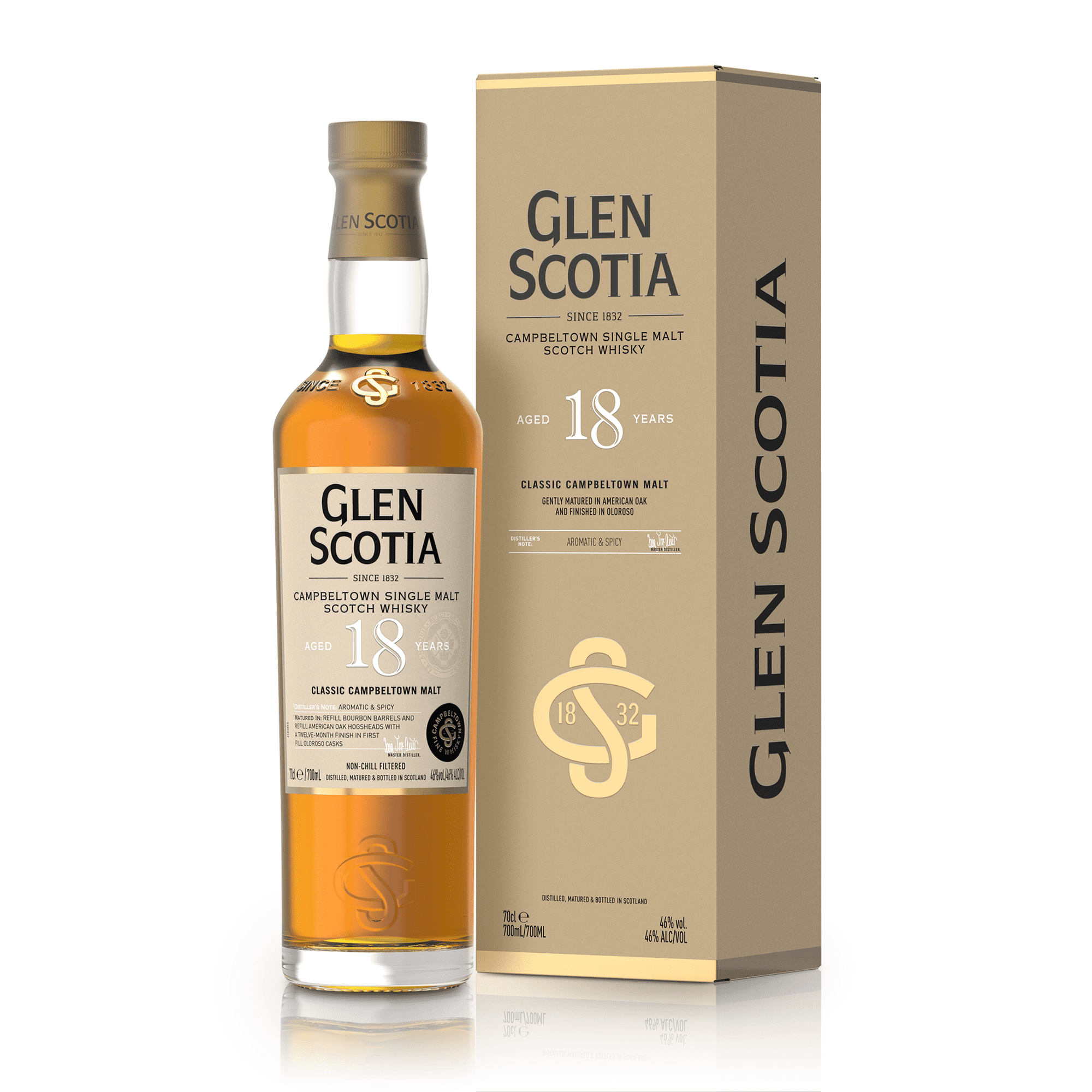 Glen Scotia 18 Year Old Single Malt Scotch Whisky