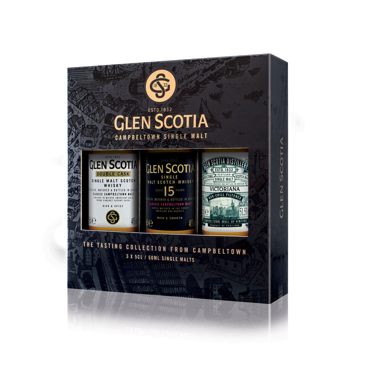 Glen Scotia Single Malt Whisky Gift Set - Campbeltown 