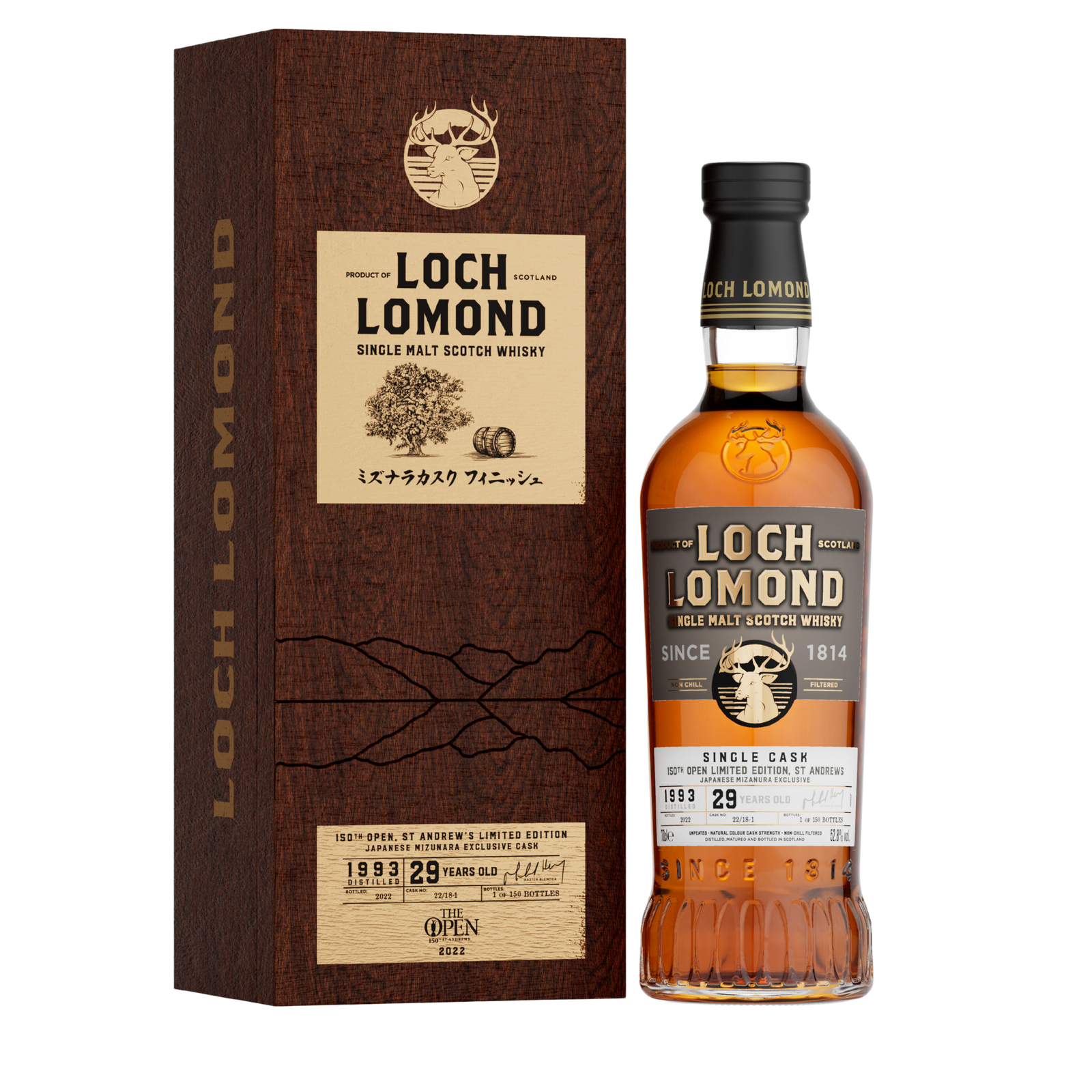 Loch Lomond Mizunara 29 Year Old Whisky