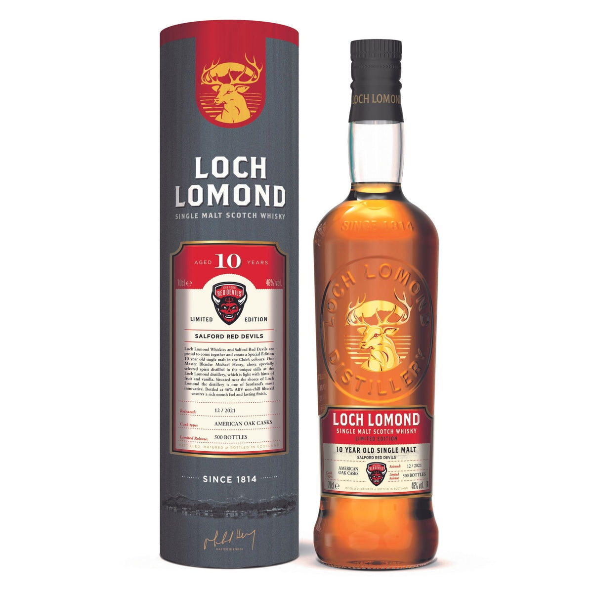 Salford Red Devils Single Malt Whisky