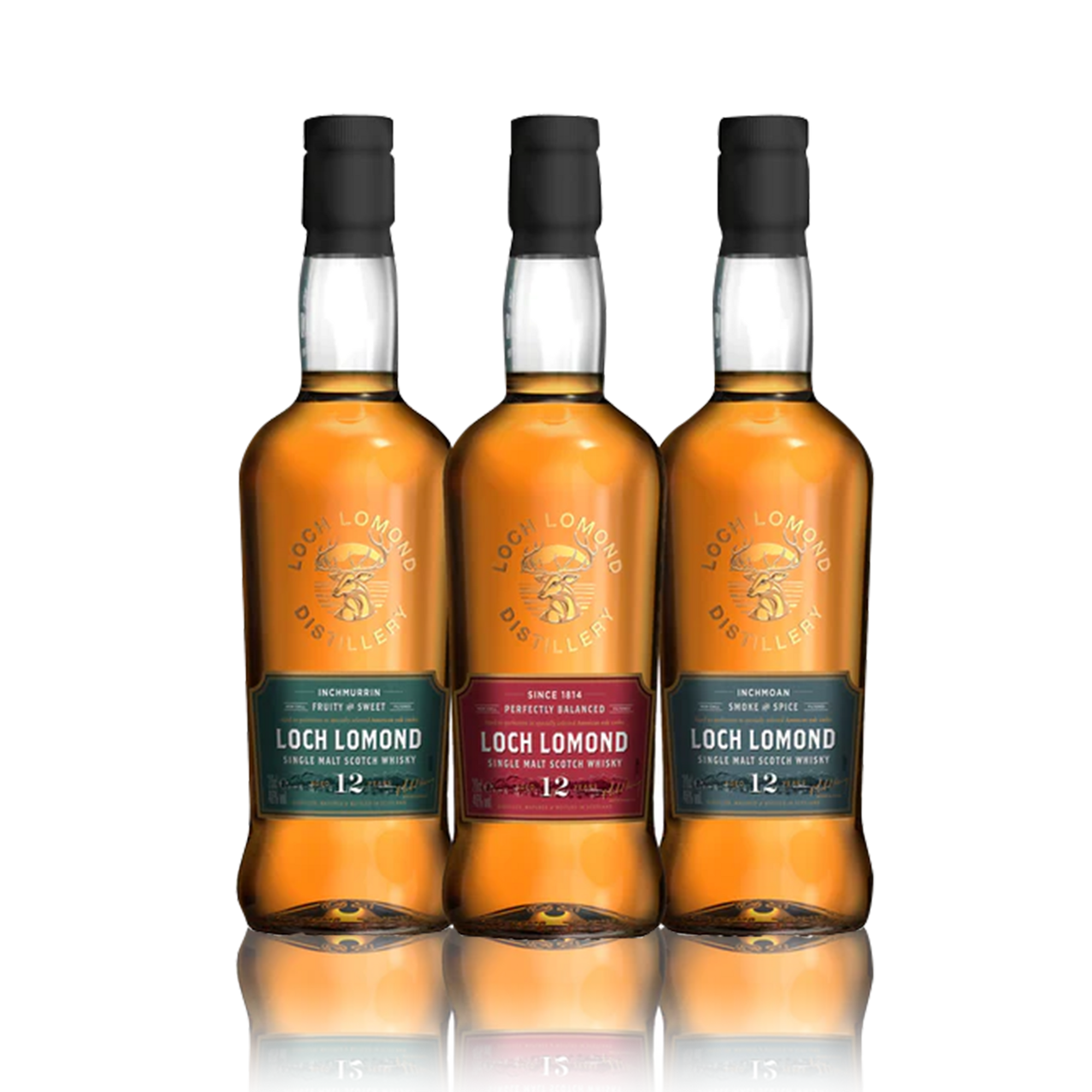 Loch Lomond 12 Year Old Whisky Gift Set (3x20cl)