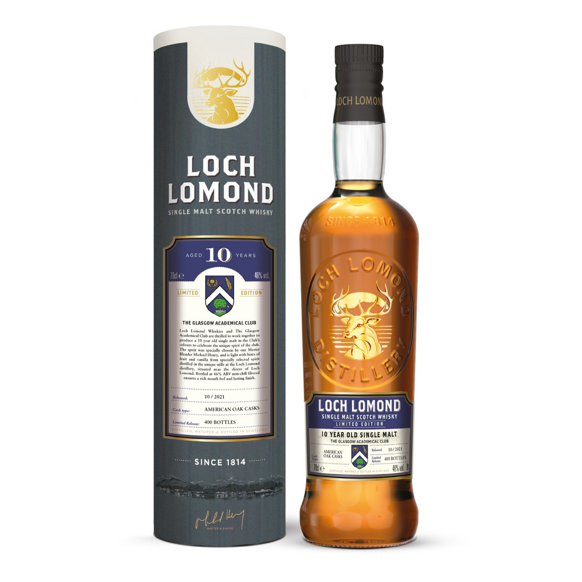 Glasgow Academical Club -  Limited Edition Single Malt Whisky