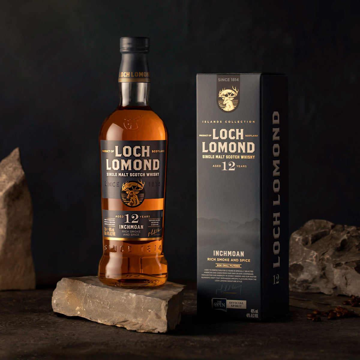 Loch Lomond Inchmoan Whisky and box